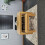 Oak Dining Table 2 Black Tufted Velvet Chairs and 1 Bench Dining Set 10