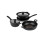 Prestige Prestige Stackable Pots and Pans Set, Non Stick Induction Dishwasher Safe, 4 Pce 1