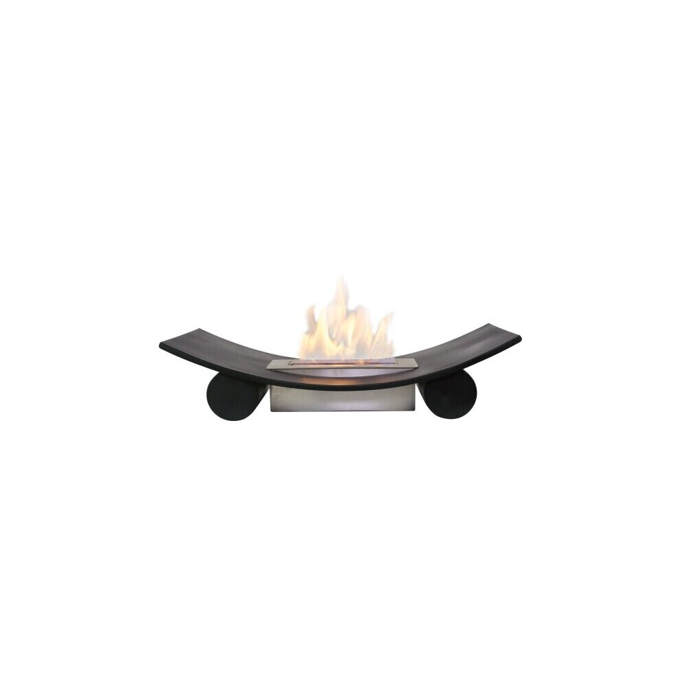 Adam Calda Freestanding Bio Ethanol Fire in Black