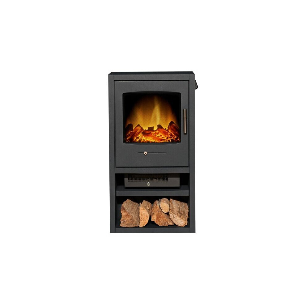 Adam Bergen XL Electric Stove in Charcoal Grey