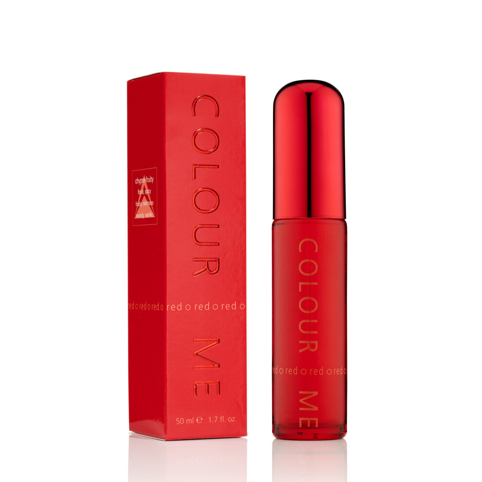 Colour Me Red - Fragrance For Women - 50ml Eau De Parfum, By Milton-Lloyd