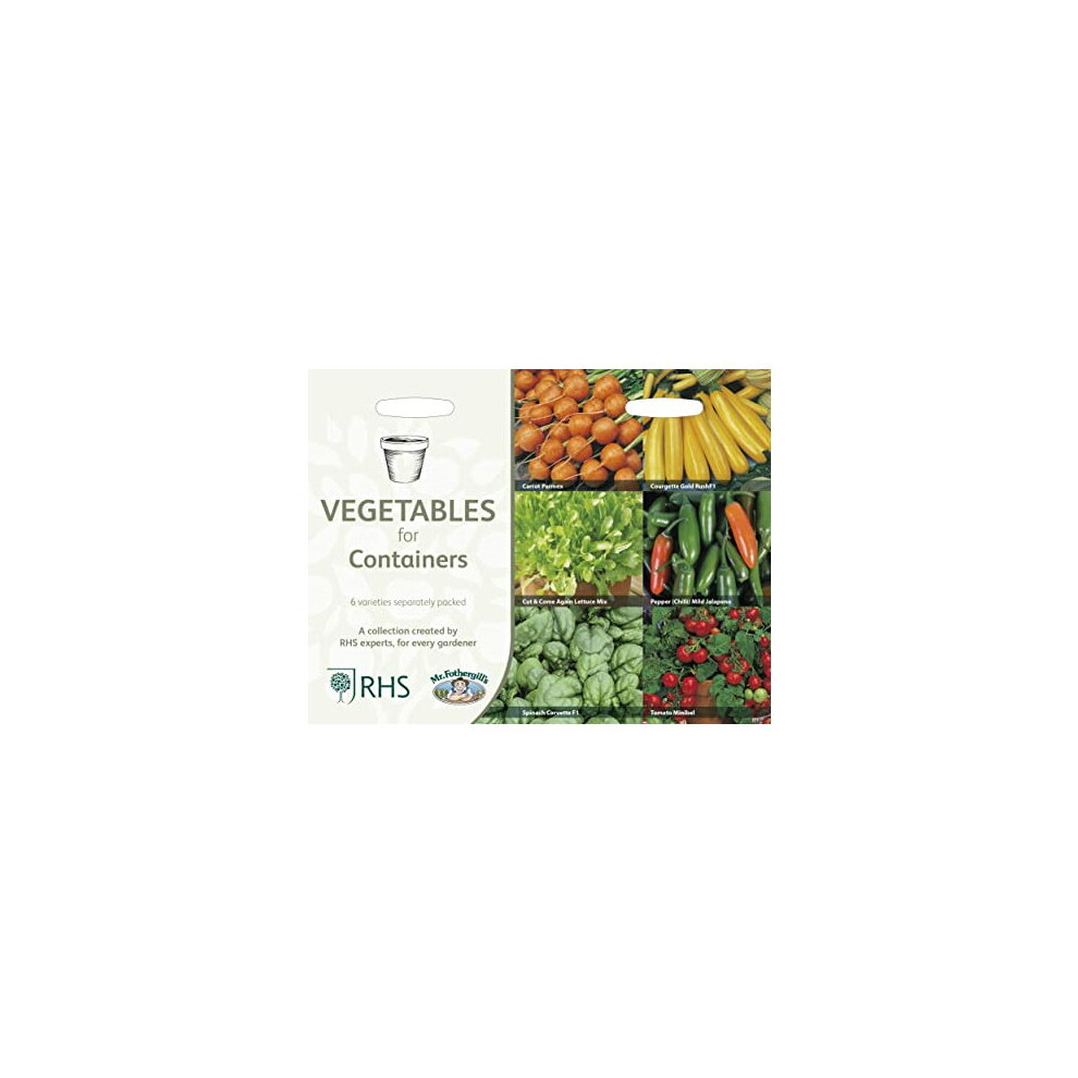 Mr Fothergill's Vegetable Seed Variety Grow Your Own Garden Containers