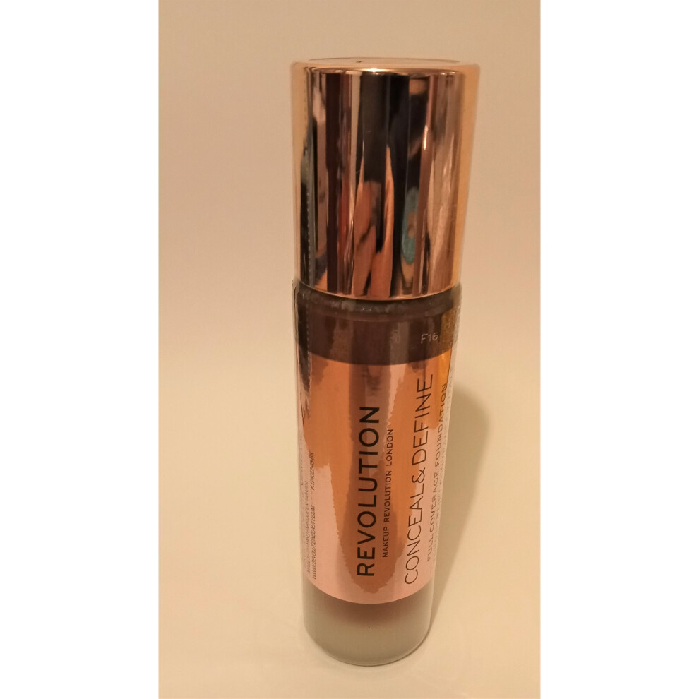 Makeup Revolution , Conceal & Define, Foundation, F16, 23Ml