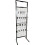 Retail Shop Display Stand Black Gridwall Mesh Panel + 20 Black Hooks 2
