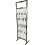 Retail Shop Display Stand Black Gridwall Mesh Panel + 20 Black Hooks 1