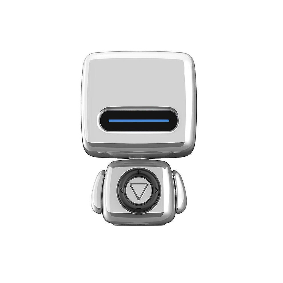 ( Gray) Robot Bluetooth Speaker Wireless Subwoofer Portable Loudspeaker With Mic Silver/Gray 768582205809
