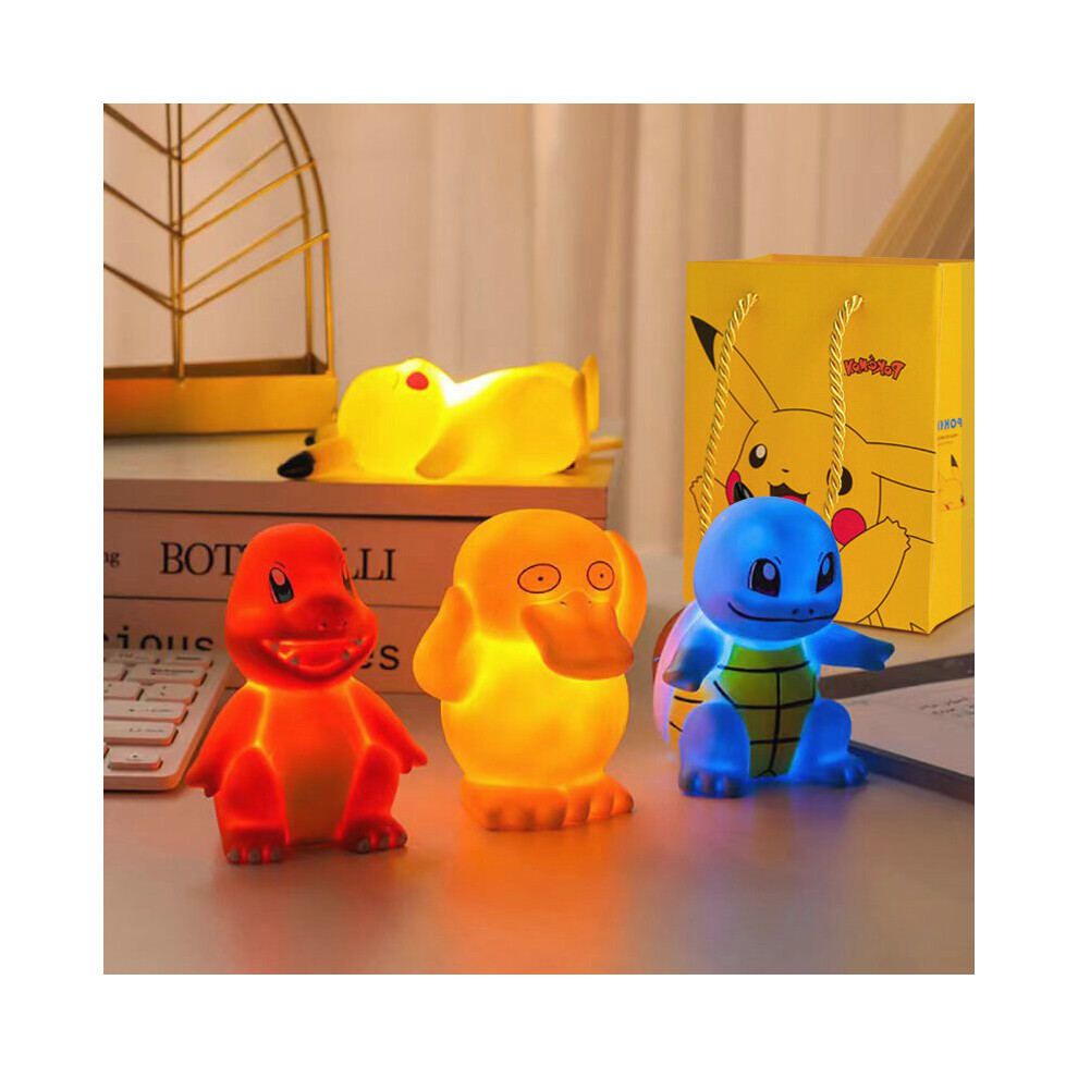 (Mix) 4Pcs/Set Pokemon Pikachu Night Light Bedroom Bedside Lamp Room Decoration DOQAUS