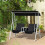 Outsunny Outsunny 2 Person Covered Patio Swing with Pivot Table & Storage Console 3