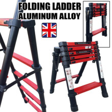 5+6 Step Loft Ladder HEAVY DUTY Safety NonSlip Small Stool Ladders