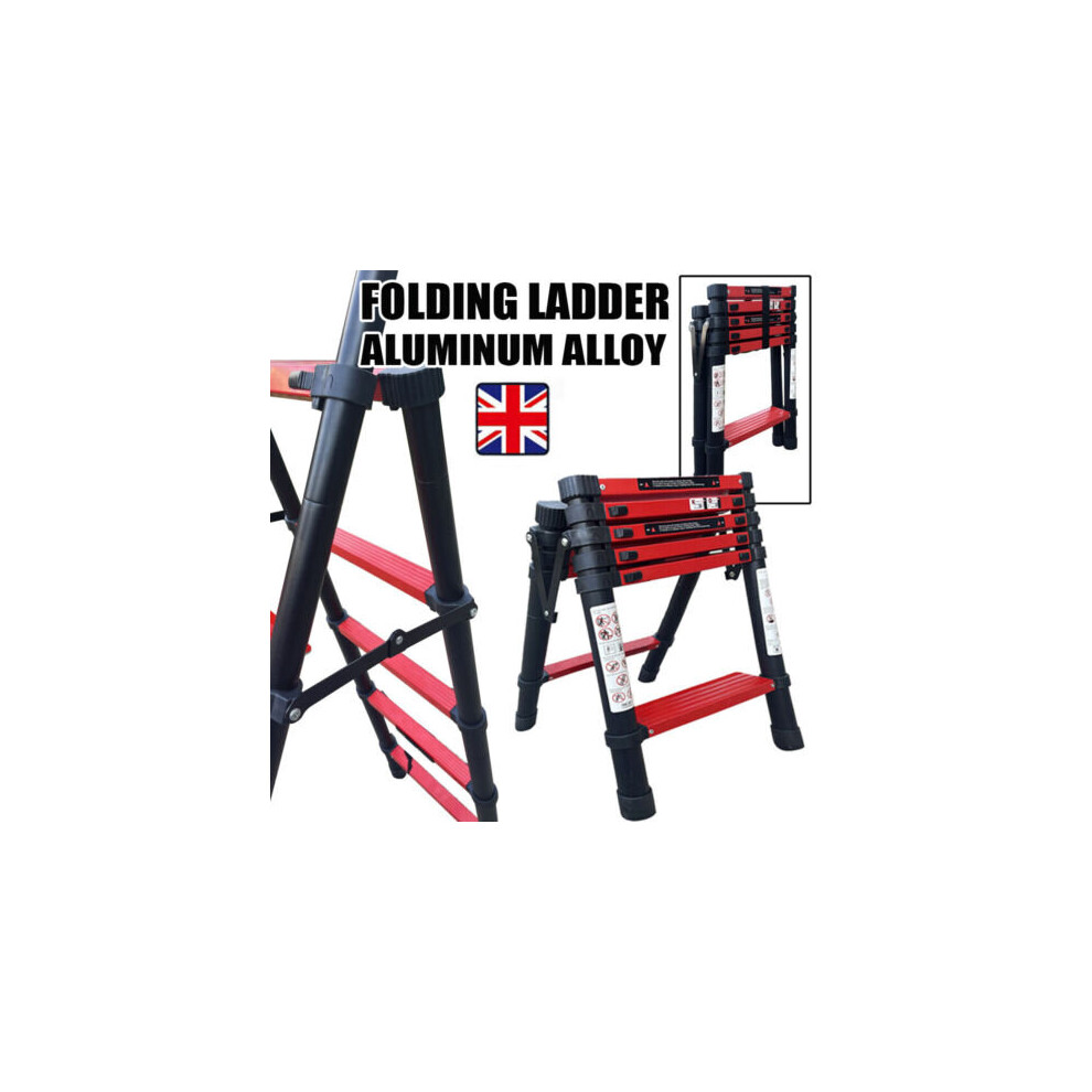 5+6 Step Loft Ladder HEAVY DUTY Safety NonSlip Small Stool Ladders