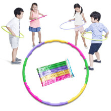 Sport Removable Color Hoop Equipment For Children Portable Exercise Plastic Fitness Training