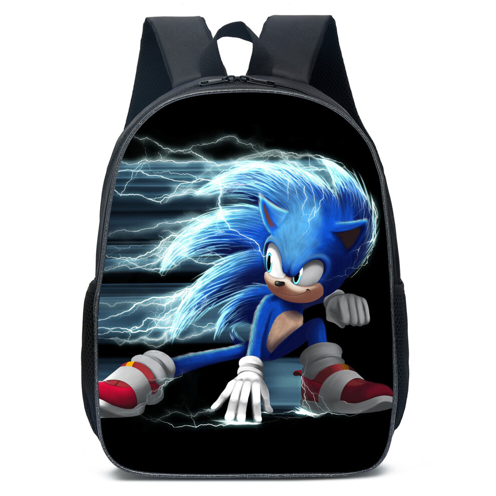 (I) NEW'C Sonic The Hedgehog 3D Printed Children's School Backpack Travel Rucksacks