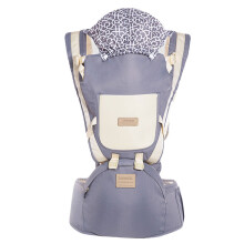 (Gray) Ergonomic Strong Breathable Adjustable Infant Newborn Baby Carrier Backpack