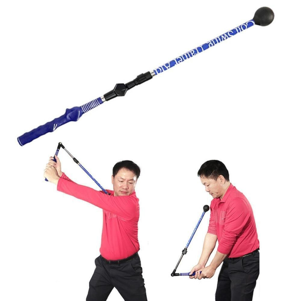 (Blue) Golf Swing Motion Correct Trainer Gesture Aid Training Corrector UK 2023 NEW