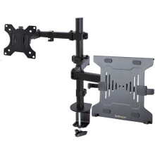 Monitorsteun voor bureau - STARTECH - A2-LAPTOP-DESK-MOUNT - Zwart - Verstelbaar - Kantelbaar