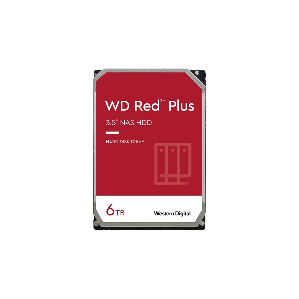 Wd Plus Wd60efpx - Hard Drive - 6 Tb - Internal - 3.5" - Sata 6Gb/S - 5400 Rpm - Buffer: 256 Mb Red 718037899800