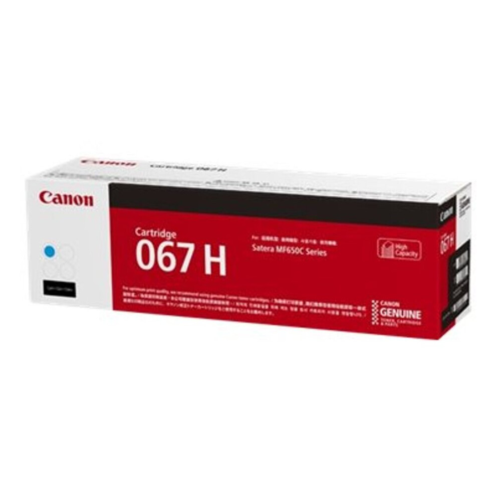 Canon 067 H - High Capacity - Cyan - Original - Toner Cartridge Blue