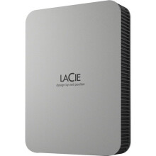 Disque dur externe LaCie Mobile Drive Moon Silver USB-C STLP5000400 - 5To