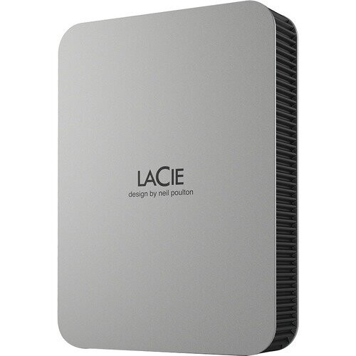 Seagate Disco rigido esterno LaCie Mobile Drive Moon Silver USB-C STLP5000400 - 5To