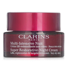 CLARINS Multi-Intensive Nuit Peaux Sèches 50ml – Crème Anti-Âge Régénérante &amp; Nourrissante