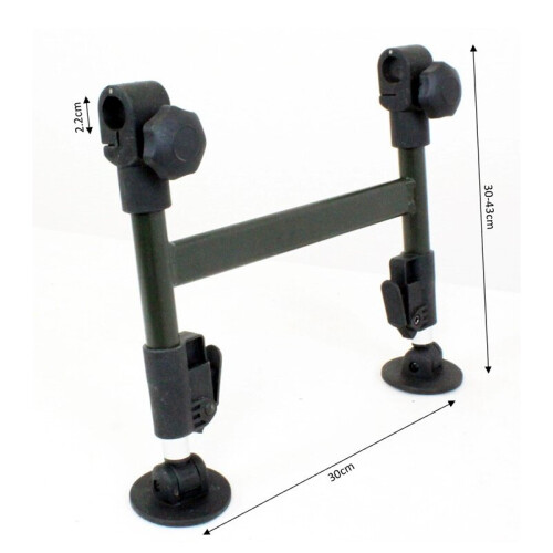 Abode Double Clamp-On Adjustable Bedchair Support Leg 1