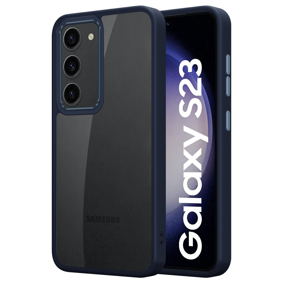 (Navy Blue) Samsung Galaxy S23 Shockproof Back Phone Cover Not,Specified 5056298015498