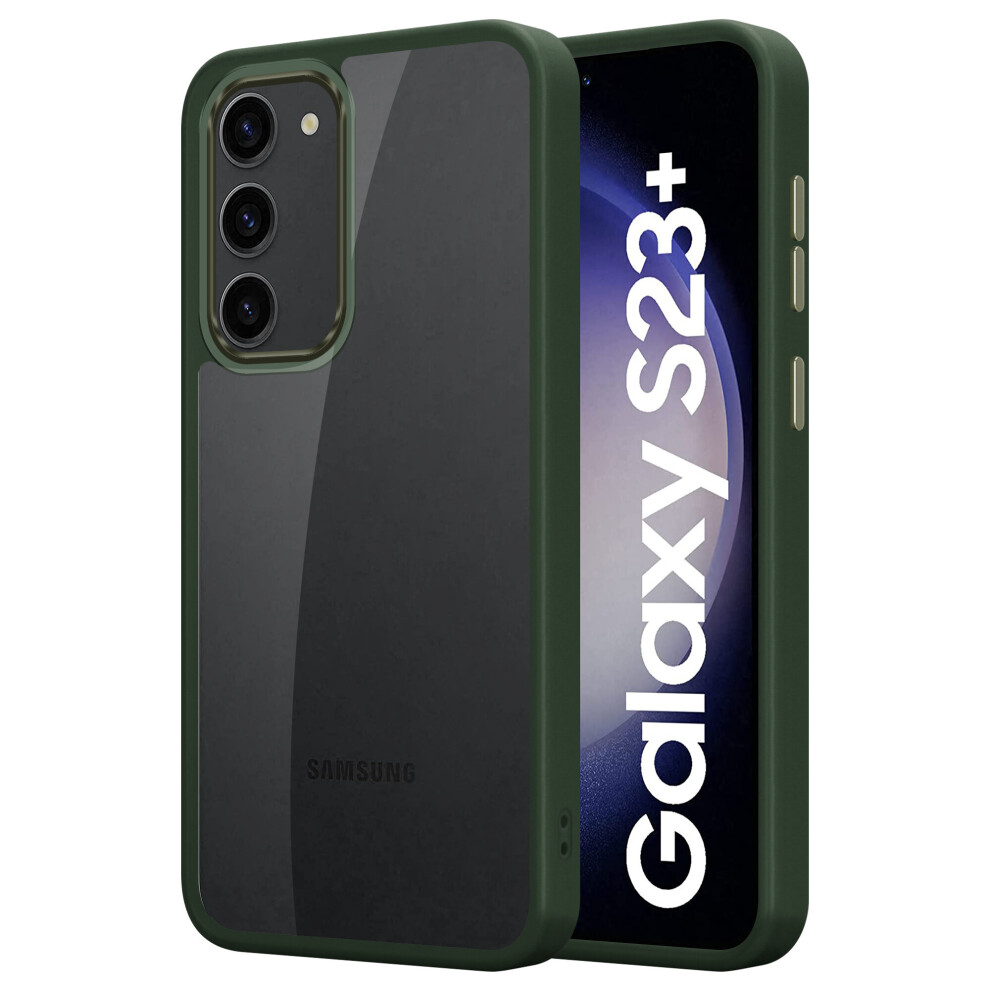(Green) Samsung Galaxy S23+ Shockproof Back Phone Cover Green 5056298015672