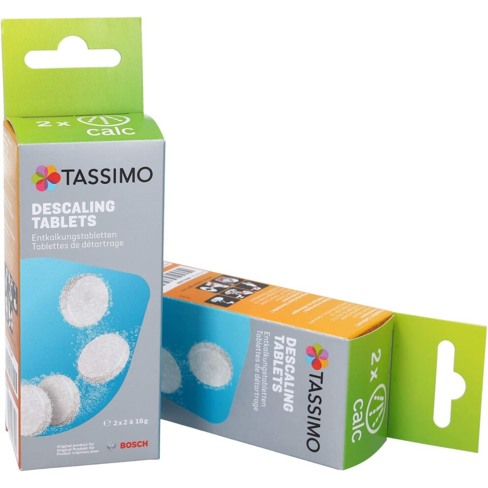 2 X Tassimo Bosch Coffee Machine/Espresso Maker Descaling/Decalcifying Tablets