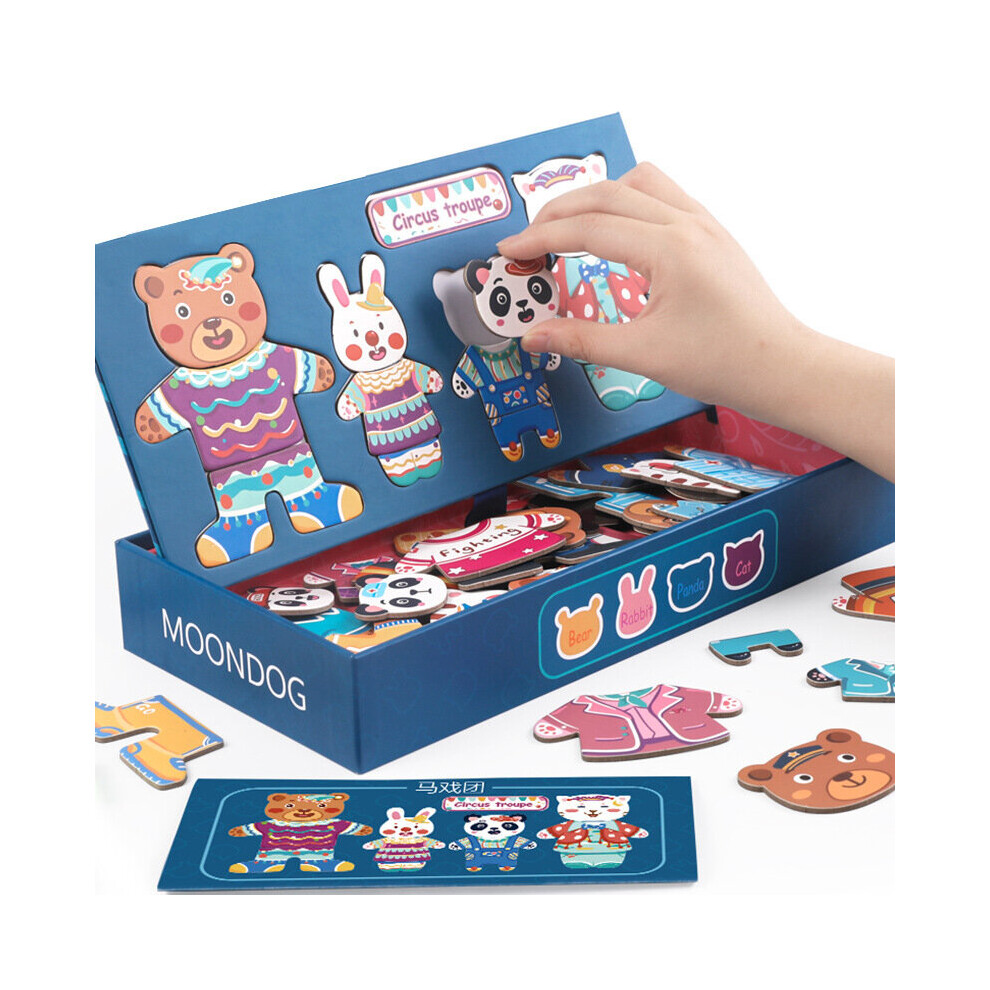 Toddler educational toys magnetic building blocks puzzle 1-3 years old children's early education intellectual development