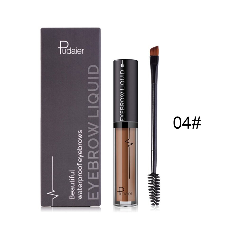 (04# dark coffee color) Lasting Eyebrows Semi-Permanent Magic Eyebrows Cosmetic Liquid