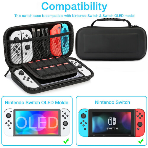 Carrying Case for Nintendo Switch OLED Travel Bag Protective Storage 2