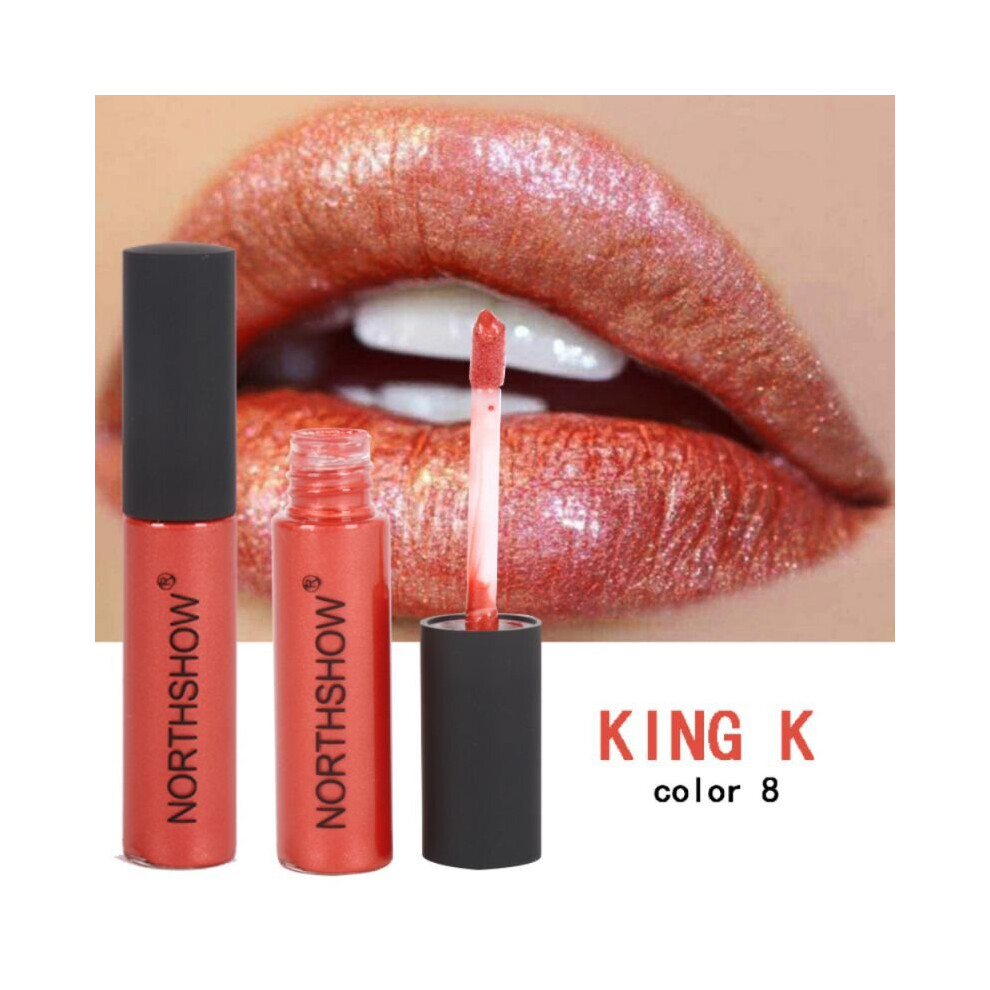 (08) 12 Colors Sexy Red Brown Pigments Makeup Matte Beauty lipgloss-image-OPC-PBBZ76B-NEW