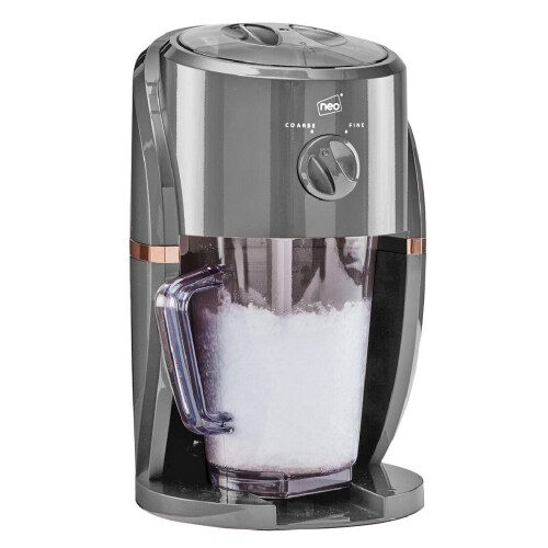 NEO Neo Ice Crusher Slush Machine - Dark Grey and Copper 2