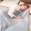 NEO (Beige) Neo Reversible Electric Heated Throw Over Blanket 4