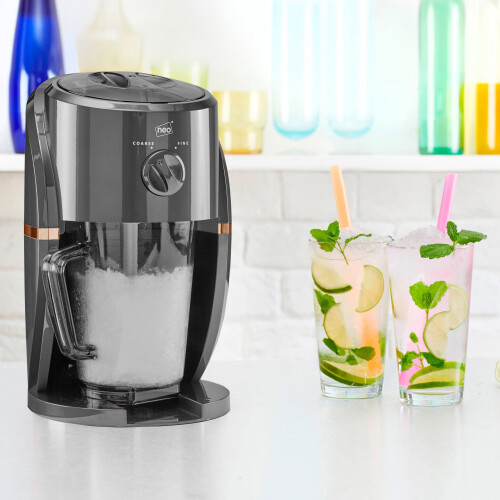 NEO Neo Ice Crusher Slush Machine - Dark Grey and Copper