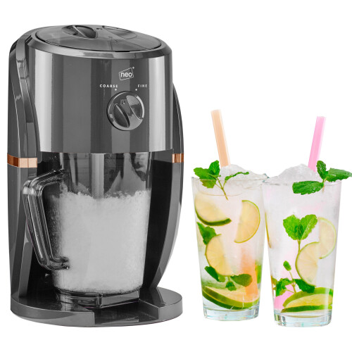 NEO Neo Ice Crusher Slush Machine - Dark Grey and Copper 1