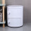 Living And Home (White) 2-Tier Round Drawer Storage Unit Organizer 1