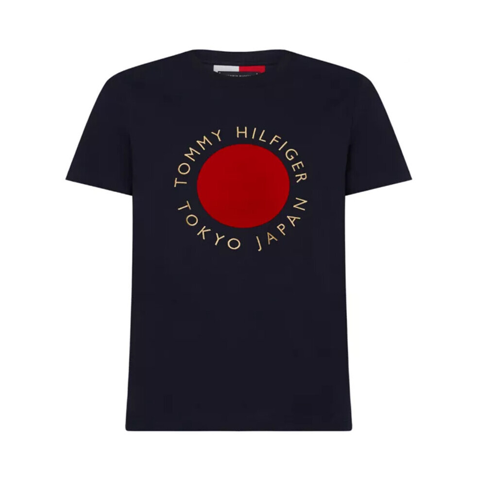 (Navy, M) TOMMY HILFIGER NEW Mens T Shirt Short Sleeve