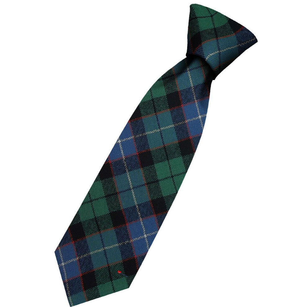 Mens All Wool Tie Woven And Made In Scotland In Galbraith Ancient Tartan