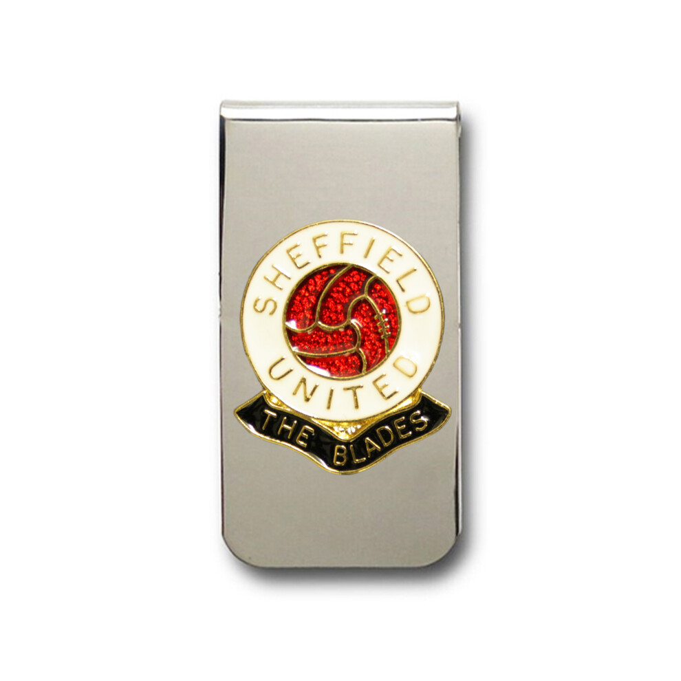 Sheffield United football club chrome money clip