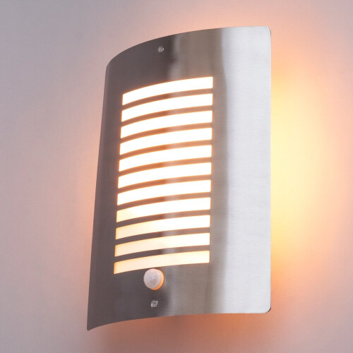 (Steel, PIR Sensor) Litecraft Sigma Outdoor Light 2