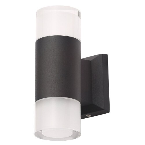 Litecraft Outdoor Up & Down Wall Light Remote Controlled Fitting Black