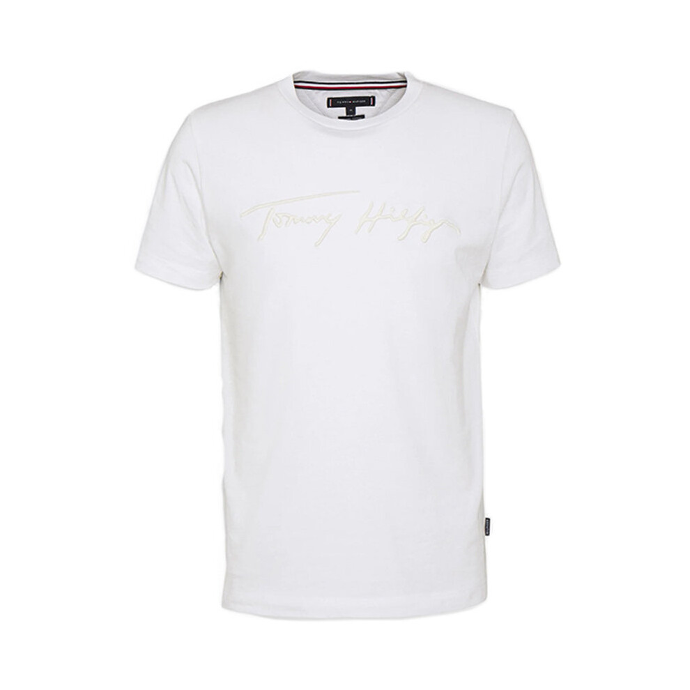 (White, S) TOMMY HILFIGER Mens T Shirt