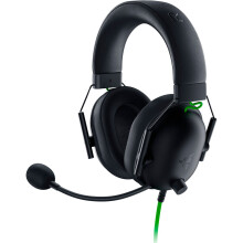 Gaming-Headset - RAZER - BLACKSHARK V2 X USB - Schwarz - Geräuschunterdrückendes Mikrofon - 50mm Triforce
