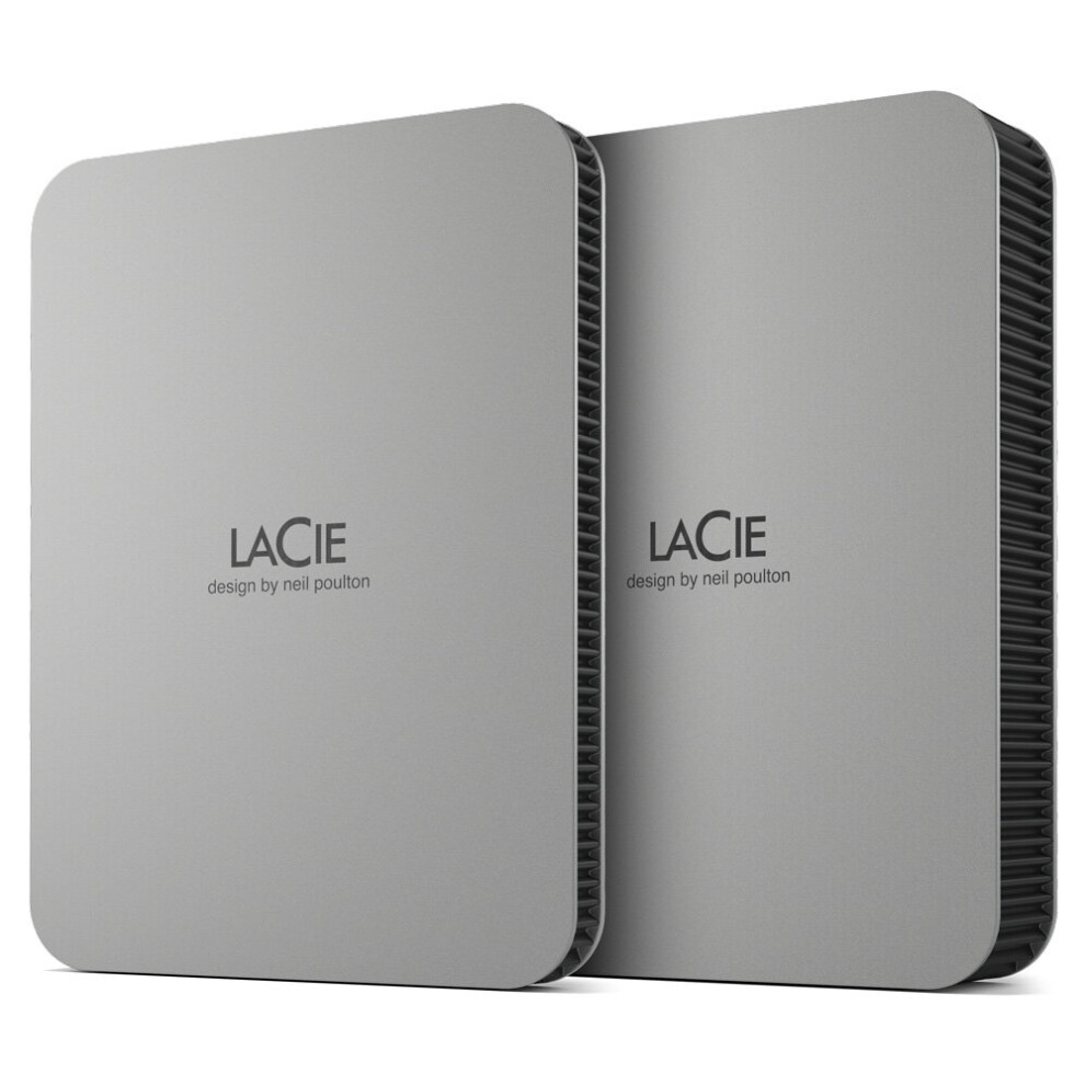Lacie Mobile Drive (2022) External Hard Drive 1000 Gb Silver 8719706043540