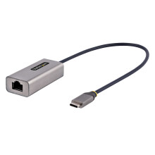 USB-C to Adapter, USB 3.0 to Gigabit Network Adapter - 10/100/1000 Mbps, USB-C to RJ45 Adapter (GbE), 12in Attached Cable, Driverless Install