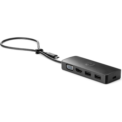 HP Concentrador USB-C - HP - G2 - Negro - Con cable - Carga rápida