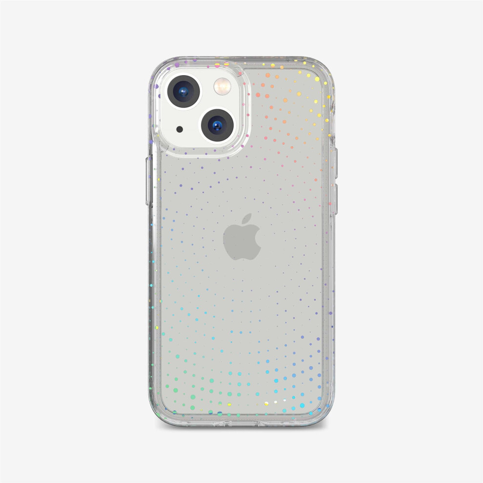 Tech21 Evo Sparkle mobile phone case 13.7 cm (5.4") Cover Multicolour, Transparent