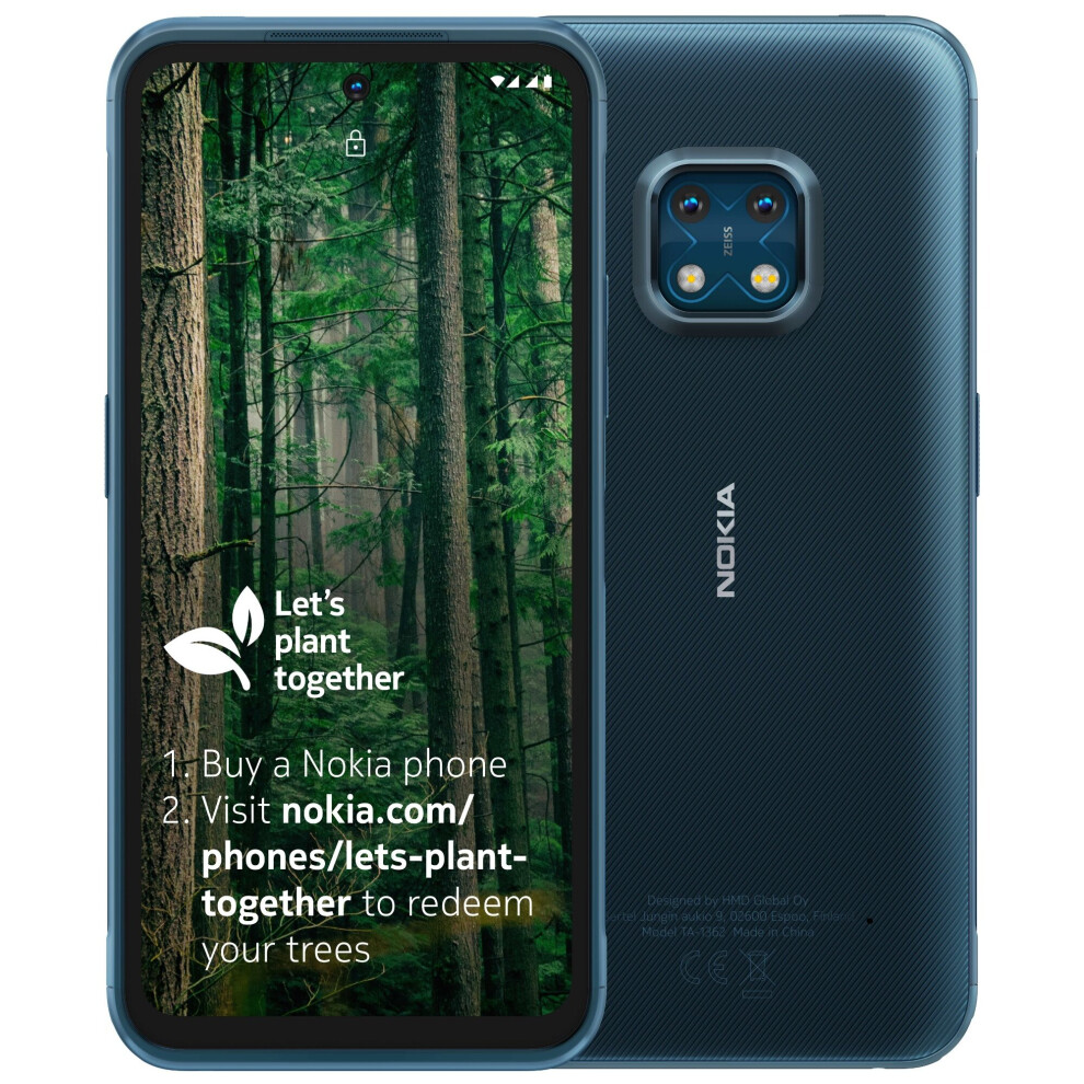 Nokia XR20 6.67 Inch Android UK SIM Free Smartphone with 5G Connectivity - 4 GB RAM and 64 GB Storage (Dual SIM) - Ultra Blue