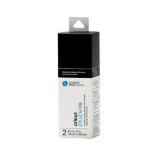 Folhas de transferncia de tinta infusvel Cricut - 4,5"""" x 12"""" - Preto - Para Cricut Mug Press Maker Explore Air 2